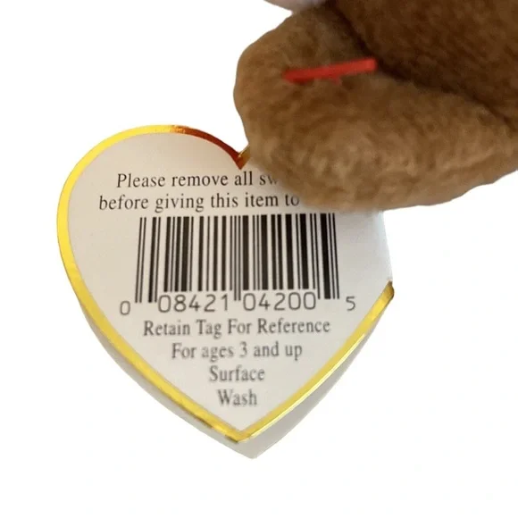 TY Vintage Beanie Baby Bear Teddy Santa - Picture 7 of 8